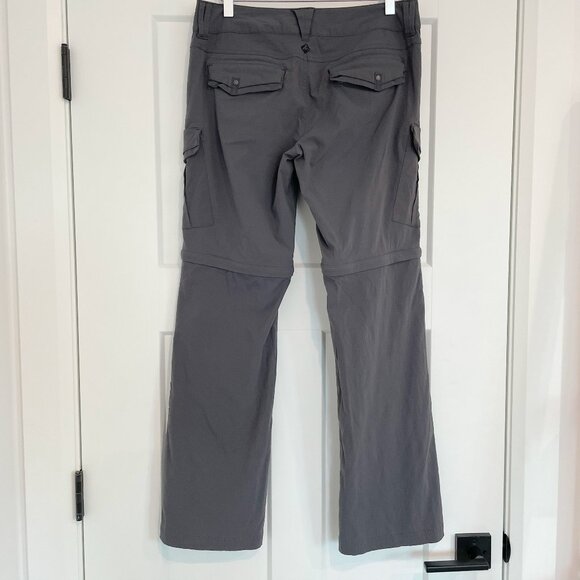 prAna Halle Convertible Women's Hiking Pant - Gray - 6 - Picture 4 of 6
